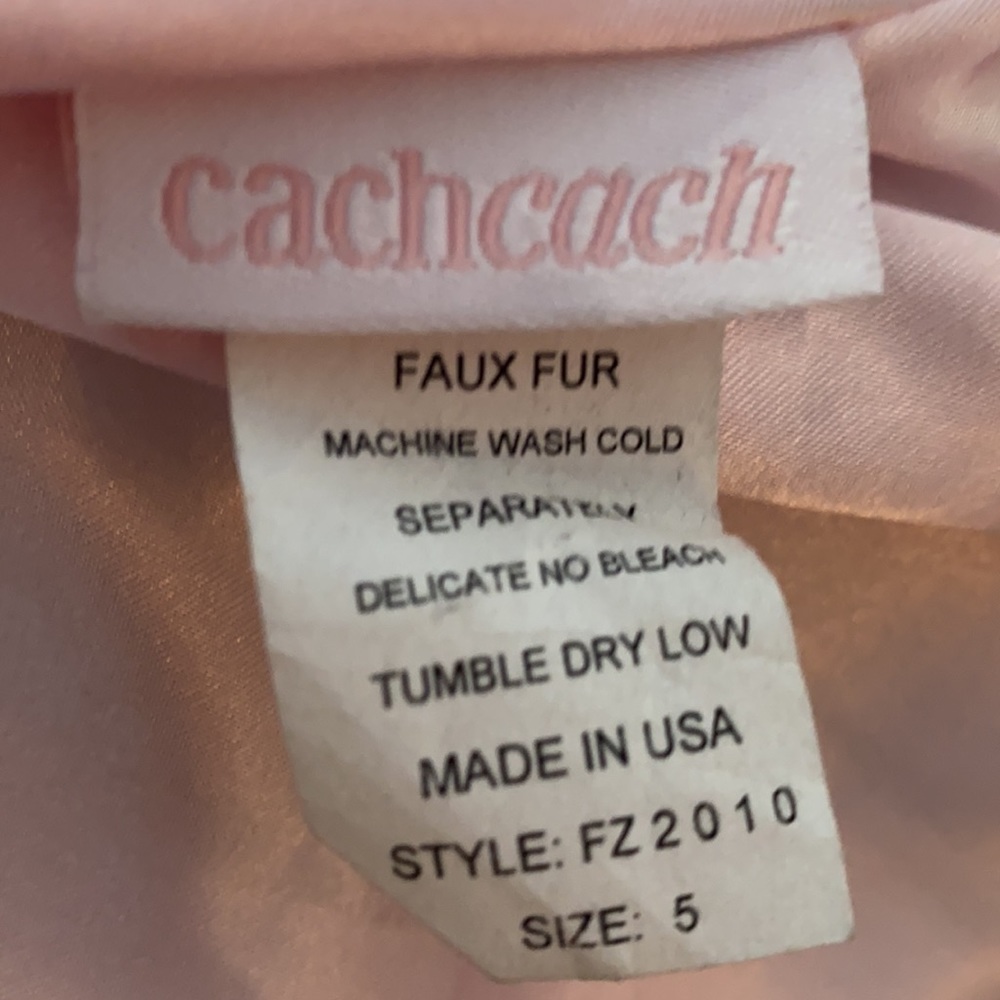 CachCach Dress Coat grey with silver sequins. Girls Size 5 Pink satin lining - Picture 3 of 5